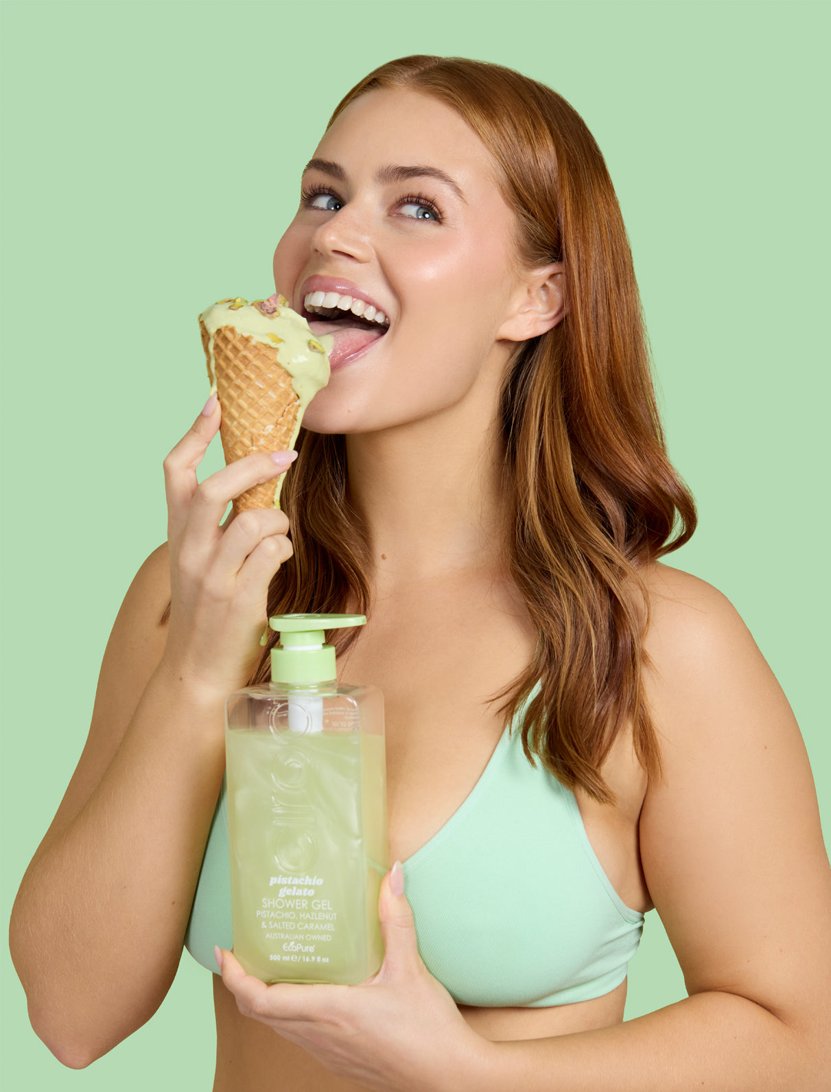 Ciroa Beauty Pistachio Gelato Shimmer Shower Gel