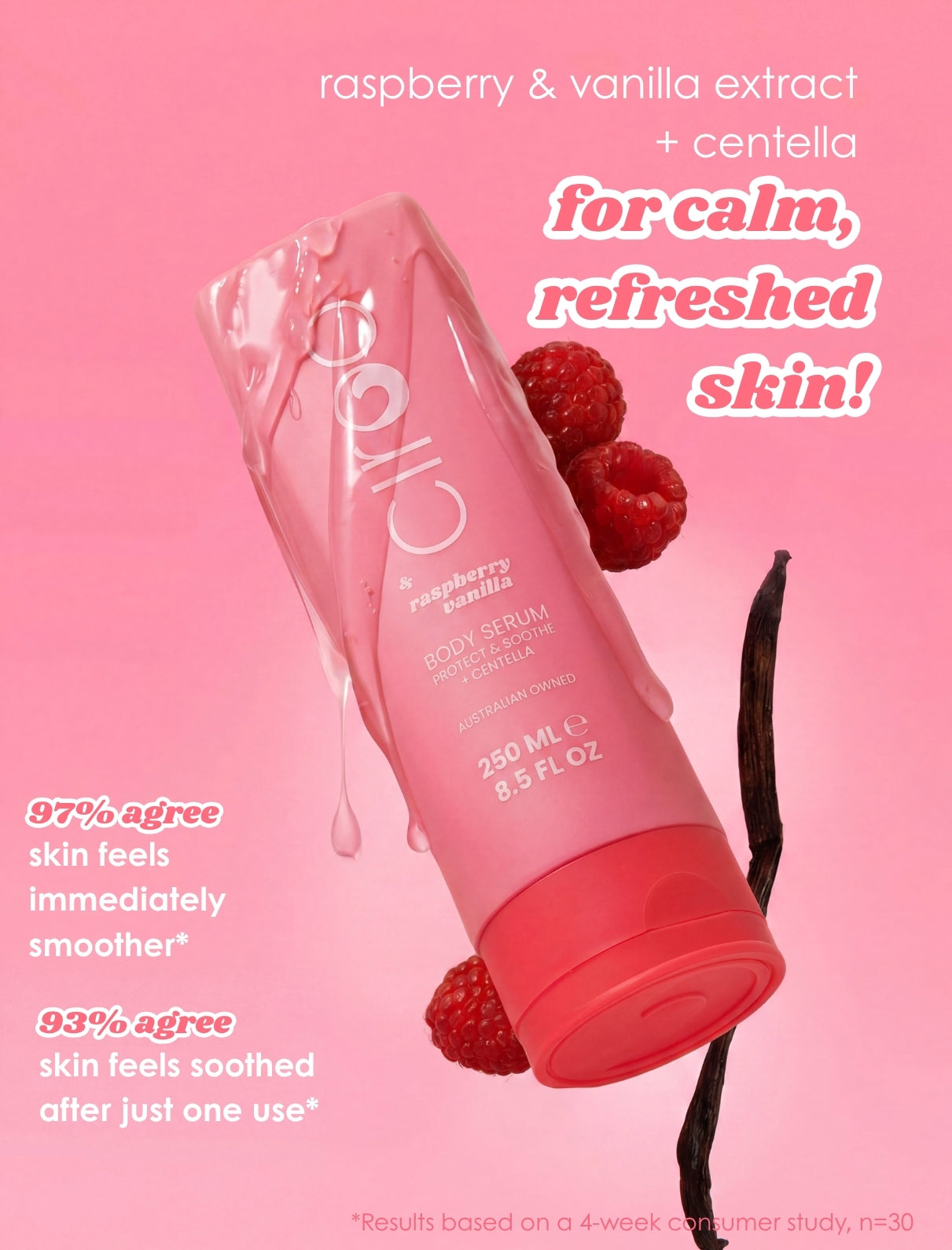 Raspberry & Vanilla Body Serum