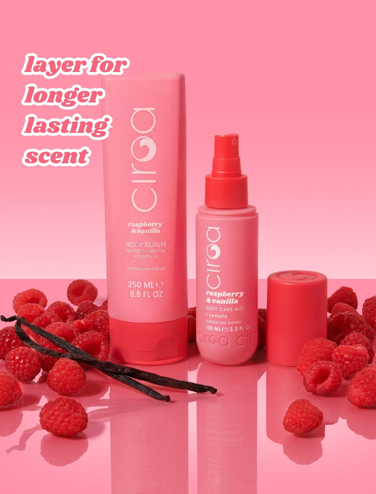 Raspberry & Vanilla Bodycare Mist