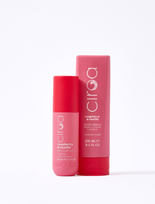 Raspberry & Vanilla Bodycare Mist & Body Serum