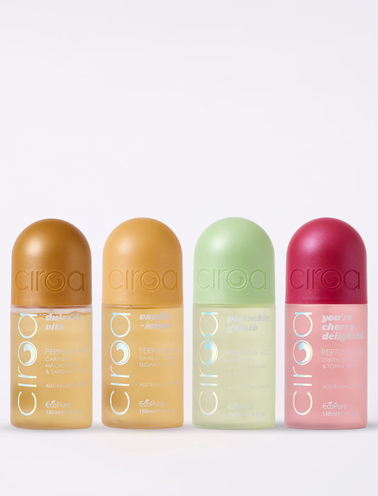Ultimate Perfume Mist Bundle- Vanillaicious, You're Cherry Delightful, Pistachio Gelato, & Dulce de Vita