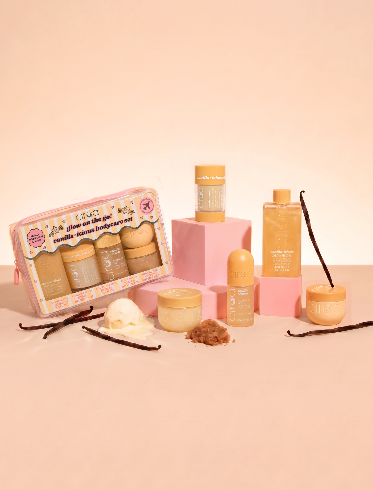 Ciroa Beauty Vanillacious Travel Set 5 Piece