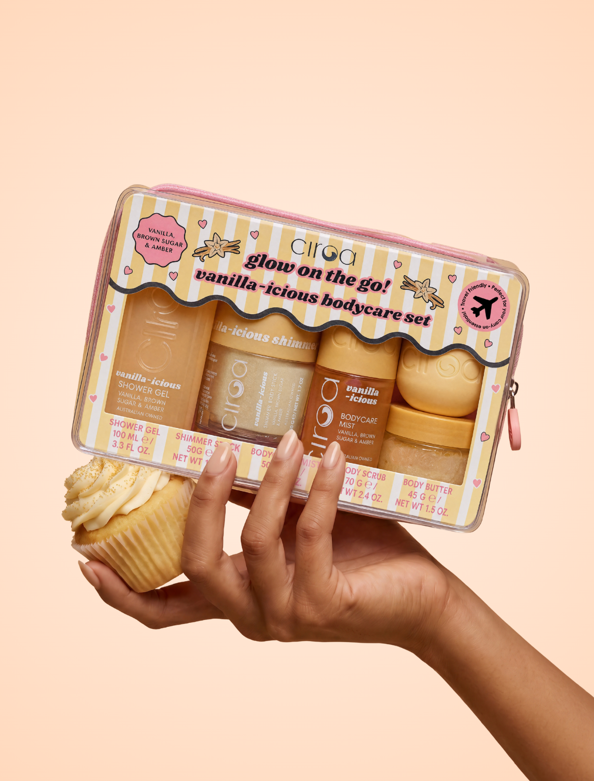 Ciroa Beauty Vanillacious Travel Set 5 Piece