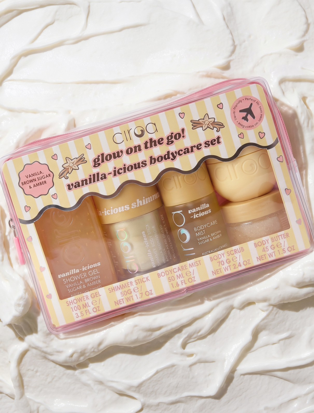 Ciroa Beauty Vanillacious Travel Set 5 Piece