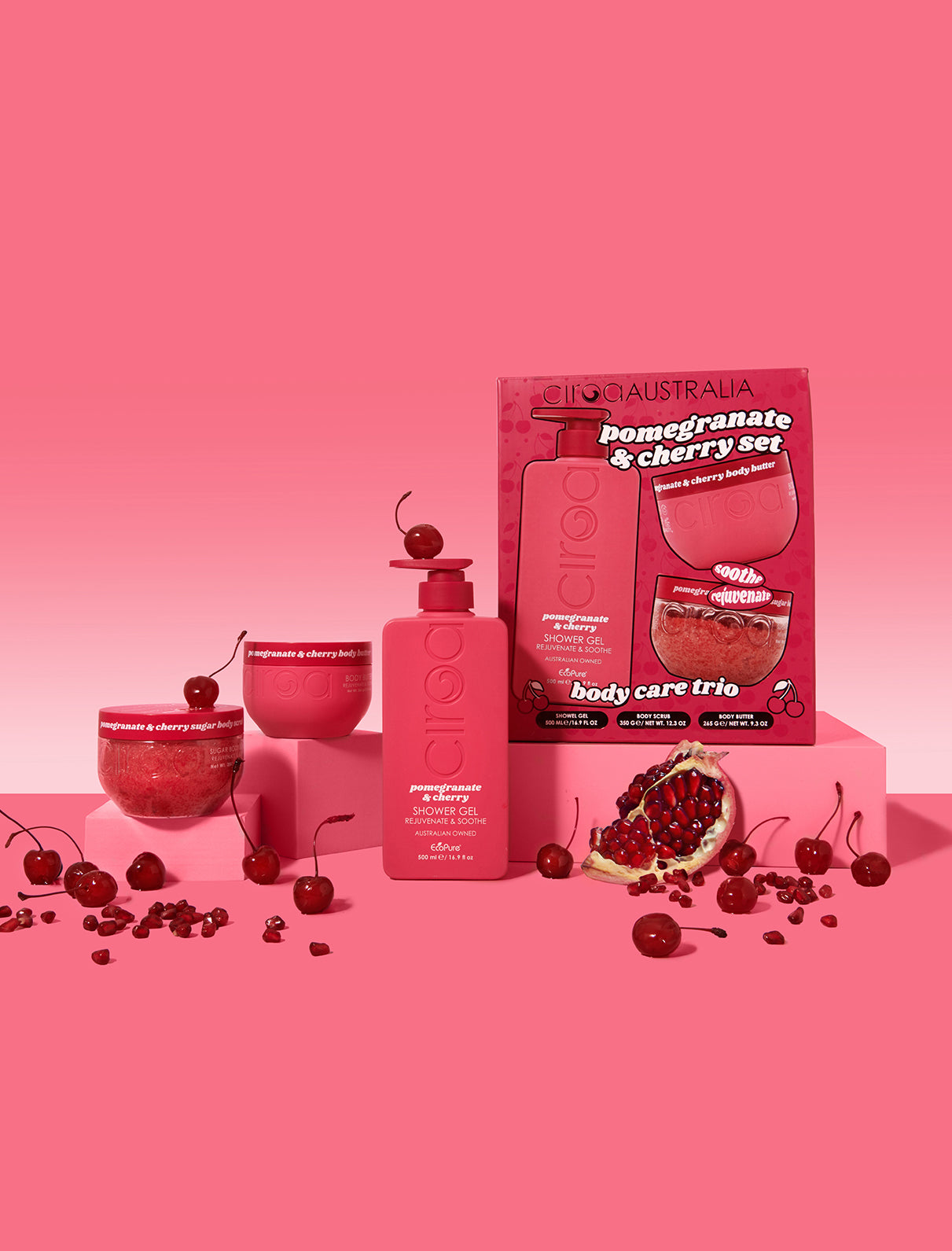 Pomegranate & Cherry Bundle Box