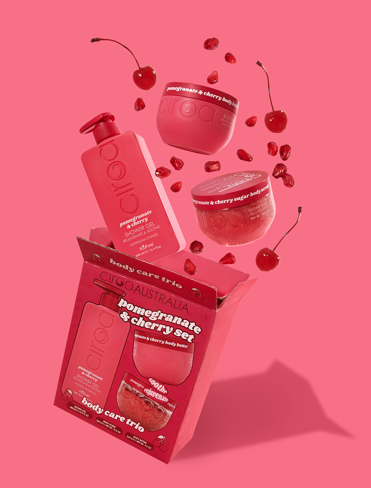 Pomegranate & Cherry Bundle Box