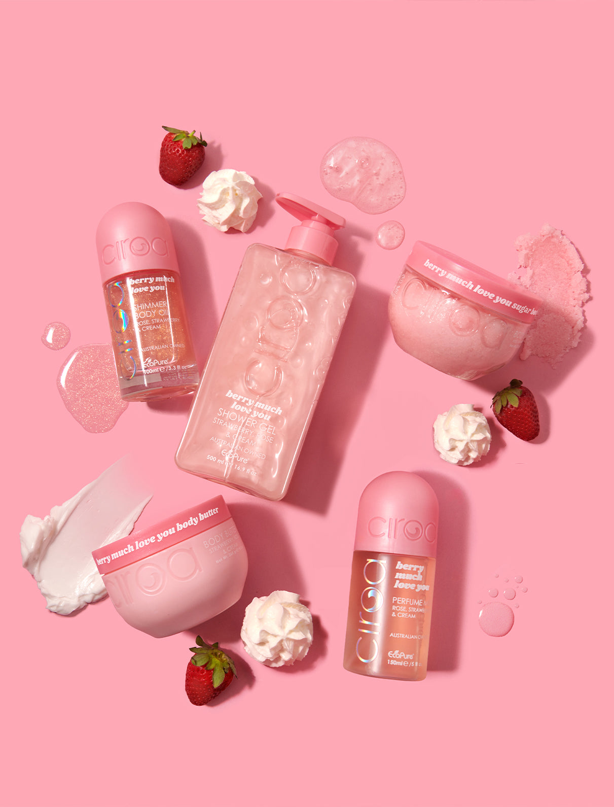 Berry Much Love You Shimmer Oil Bundle