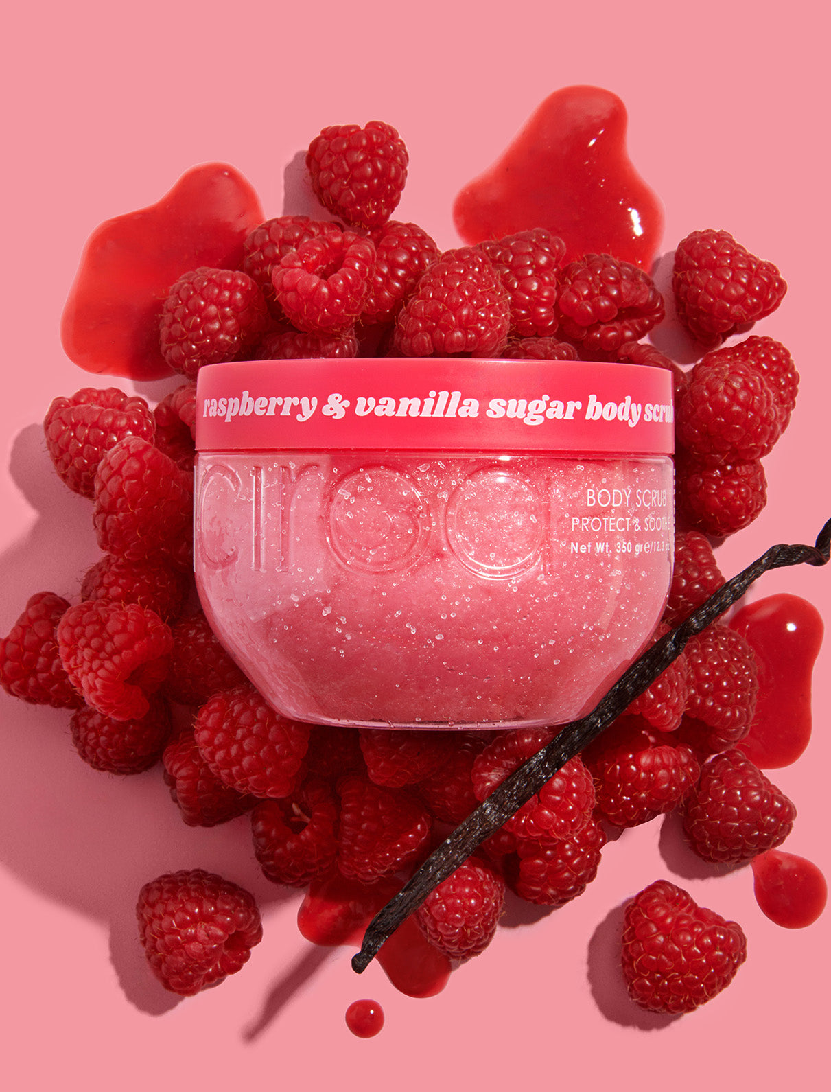 Ciroa Beauty Raspberry & Vanilla Body Scrub