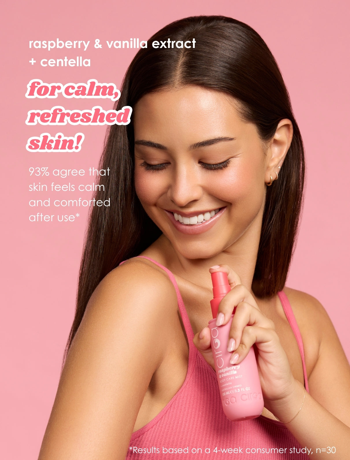 Raspberry & Vanilla Bodycare Mist